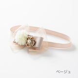 Tsumami hair band Ume ribbon 51019