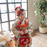 7歳 女の子 レンタル着物|AG703