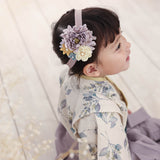 Tsumami Work Hair Band Dahlia 51003