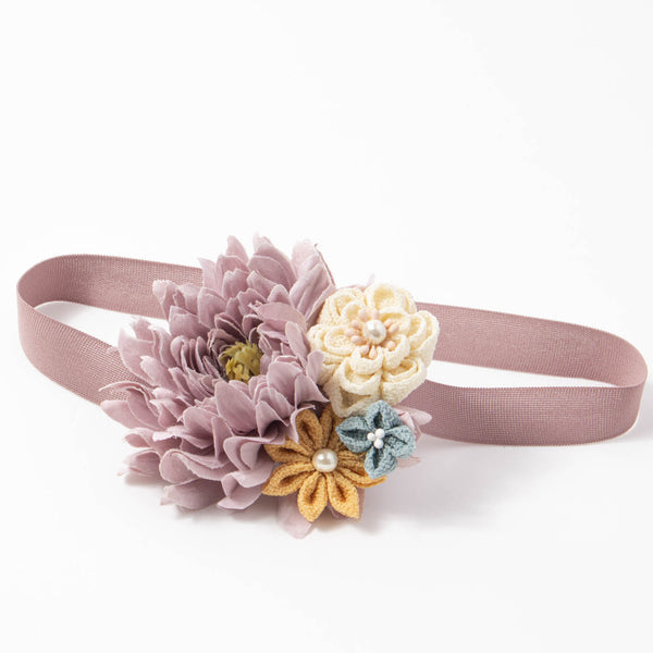 Tsumami Work Hair Band Dahlia 51003