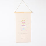 Embroidered tapestry "Happy Birthday"