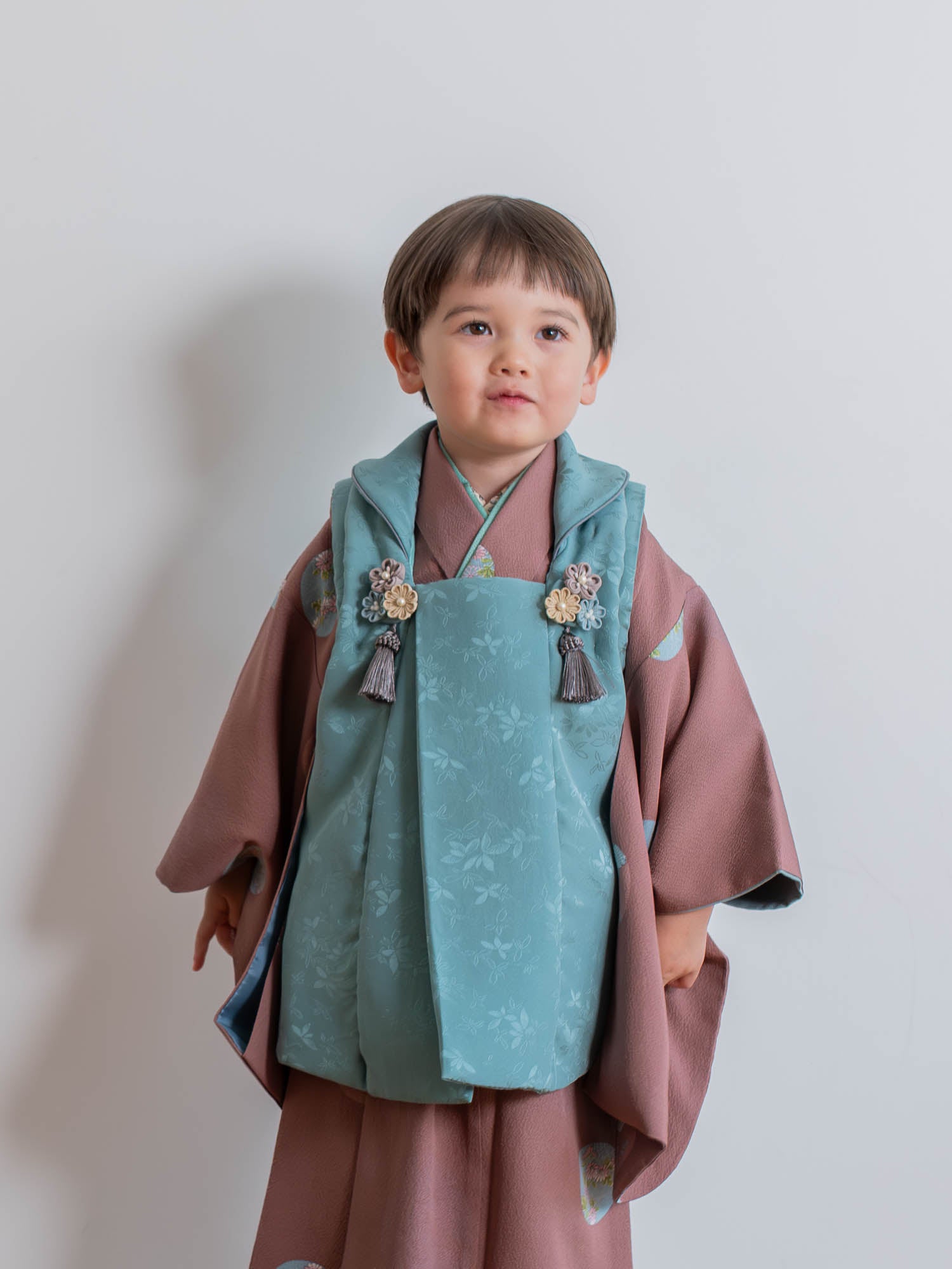 3歳男の子用】七五三レンタル被布着物｜おしゃれで可愛い＆簡単