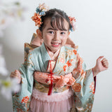 7歳 女の子 七五三 着物 レンタル｜AG711