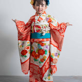 7歳 女の子 七五三 着物 レンタル｜AG713