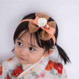 Tsumami hair band Ume ribbon 51019