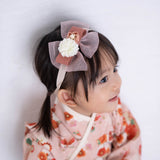 Tsumami hair band Ume ribbon 51019