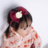 Tsumami hair band Ume ribbon 51019