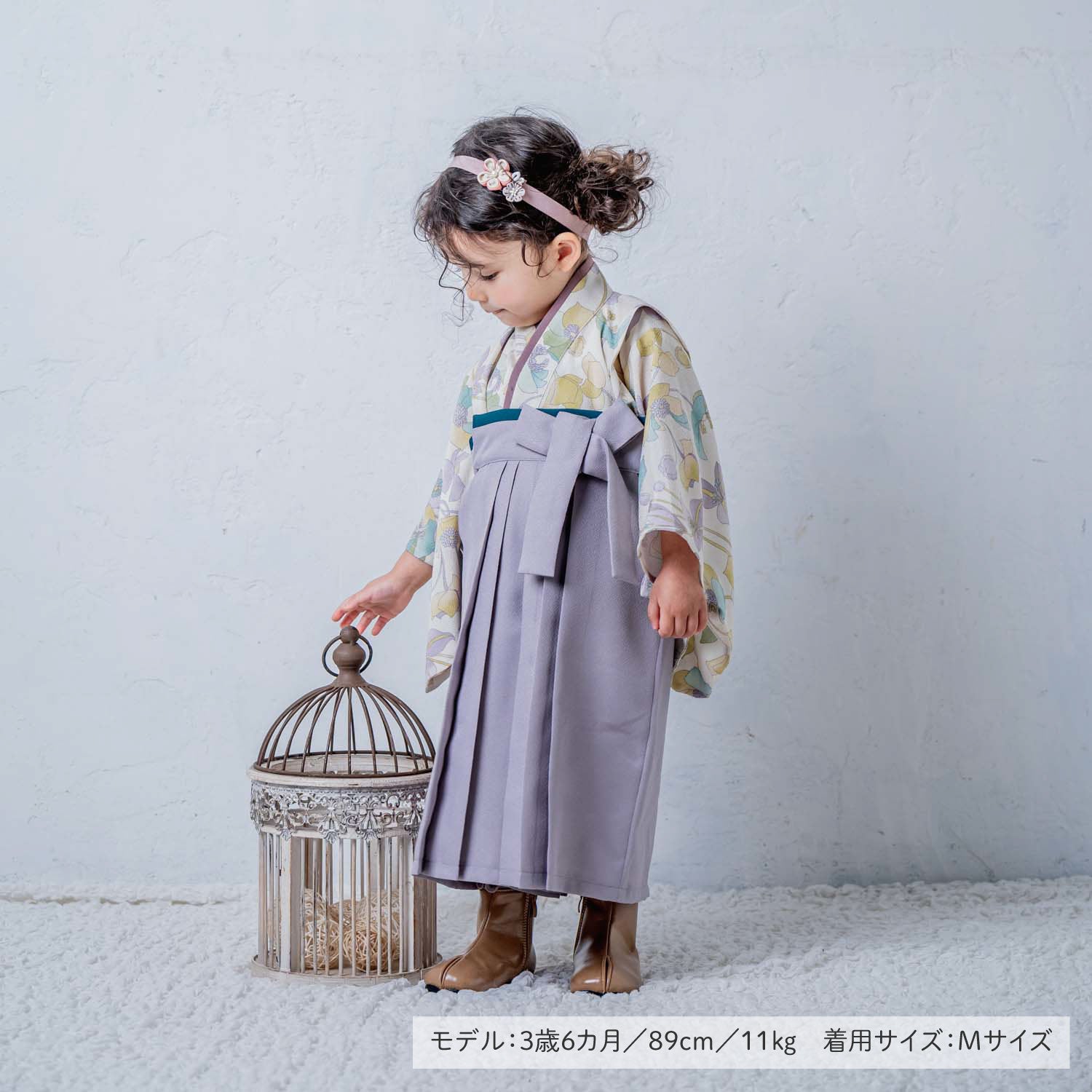 Sasayuri 袴、女孩、婴儿袴，非常适合第一顿饭或第一个节日。 – ベビー 