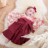 モダンうめ袴　女の子　01G1004