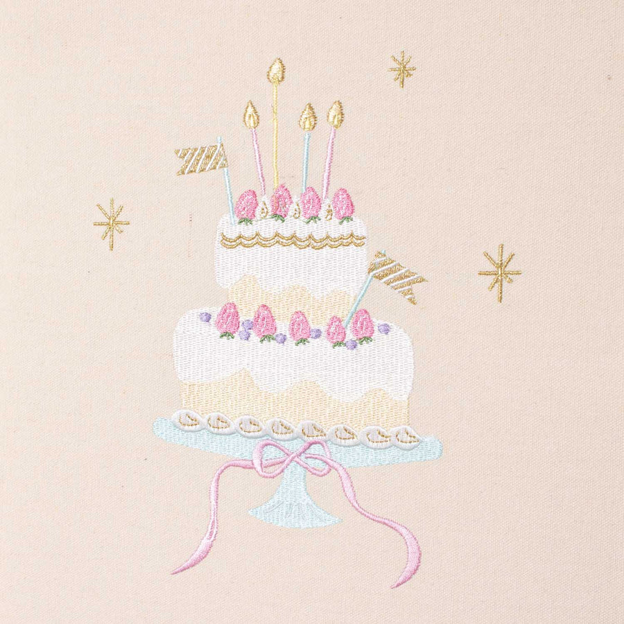 Embroidered tapestry "Happy Birthday"