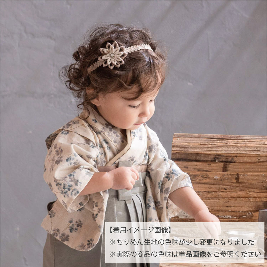 つまみ細工ヘアバンド　れん　51009