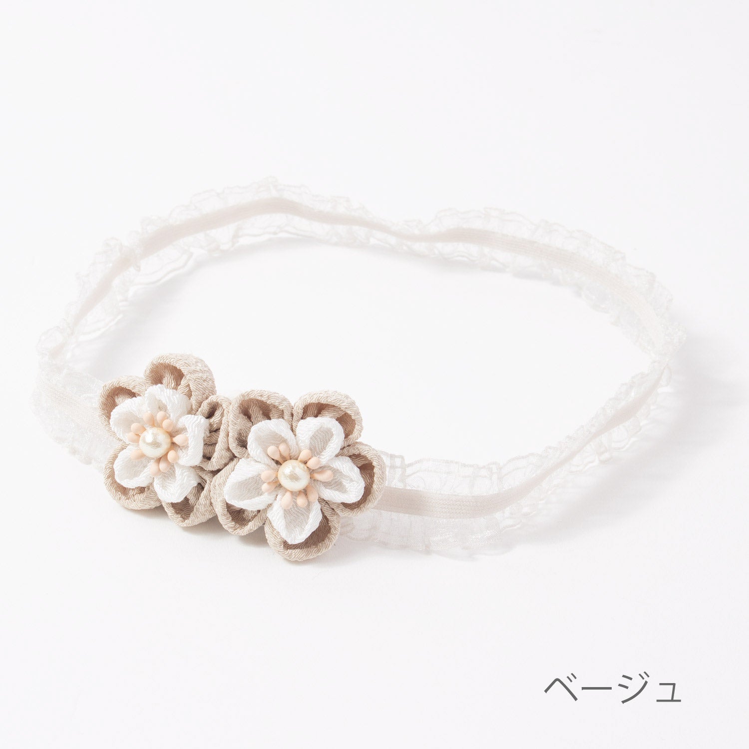 つまみ細工ヘアバンド　プリムラ　51004
